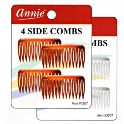 Annie 4 Side Comb Brown #3207 
